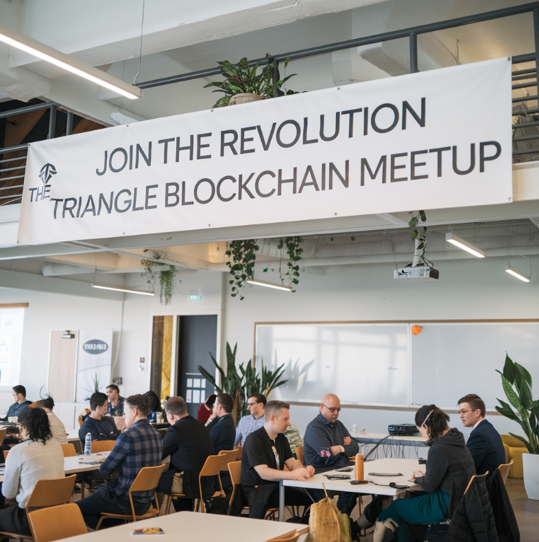 triangle blockchain meetup email