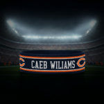 caleb williams wristband chicago bears